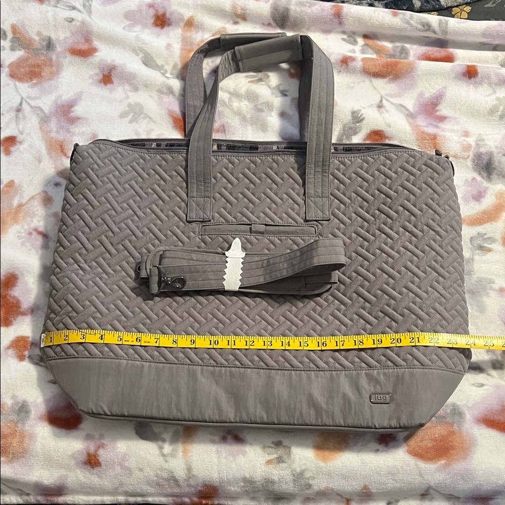Lug Quilted Gray Travel Bag